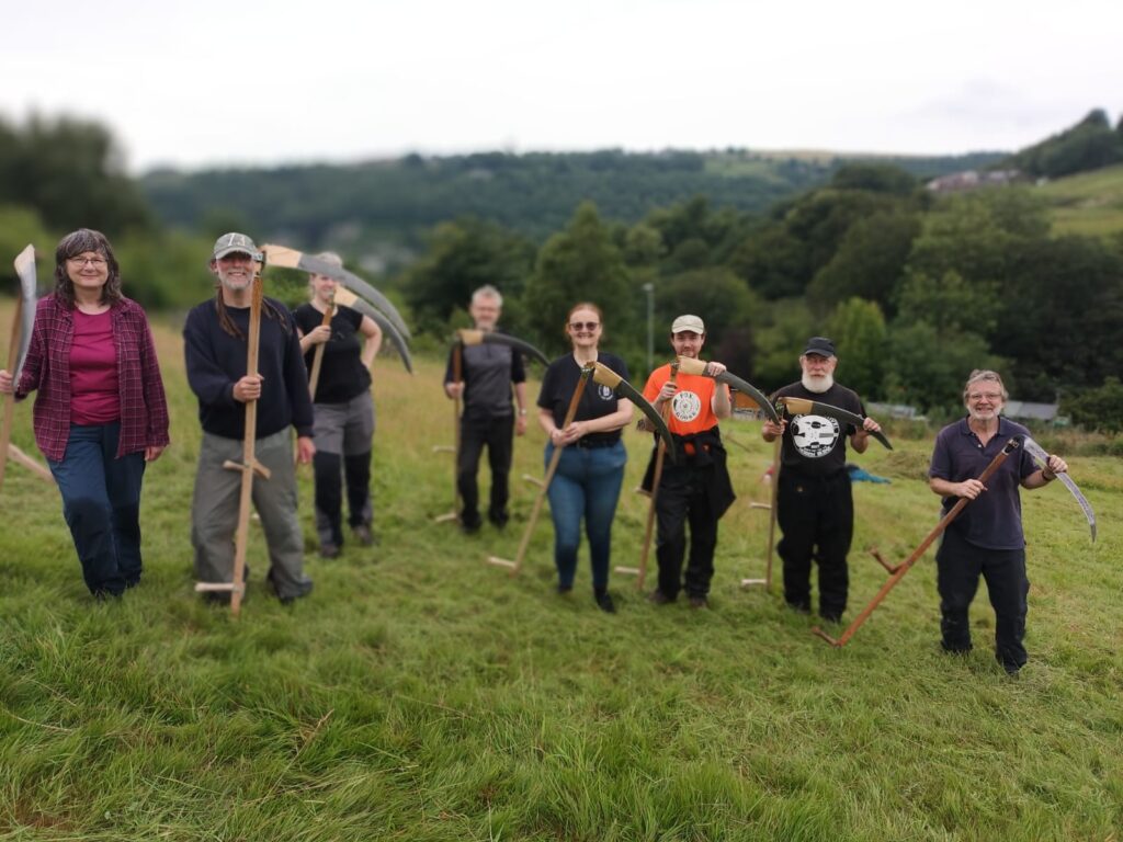Learn to Scythe 2025 High Hirst Woodmeadow - Photo Credit Unknown